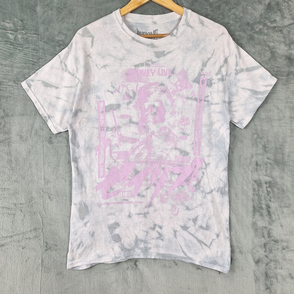 Rucking Fotten Shirt Medium Roddy Piper They Live Horror Movie Japanese Tie Dye